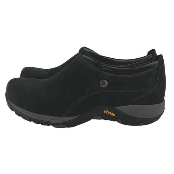 Dansko | Women's Patti Milled Nubuck Shoes | Black | Various Sizes - Picture 3 of 7